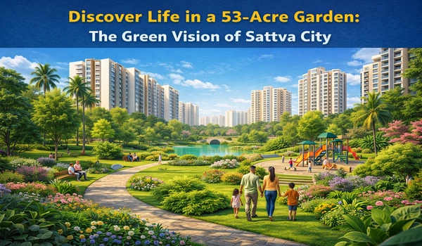 Featured Image of Discover Life in a 53-Acre Garden: The Green Vision of Sattva City